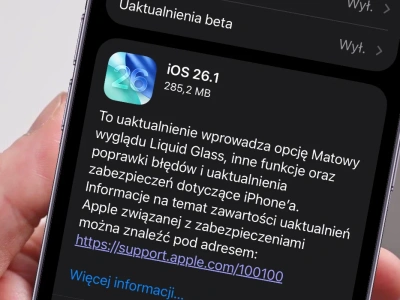 iOS 26.1 – oficjalna i pełna lista zmian