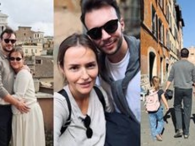 Olga Frycz relacjonuje rzymski wypad z dziećmi i Albertem Kosińskim (ZDJĘCIA)
