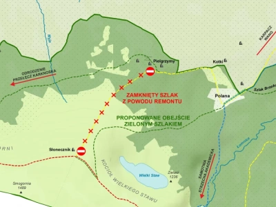 Remonty szlaków i prace naprawcze w Karkonoskim Parku Narodowym - utrudnienia dla turystów