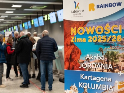 Katowice: Inauguracja połączenia Rainbow do Akaby. Rejsy z Enter Air