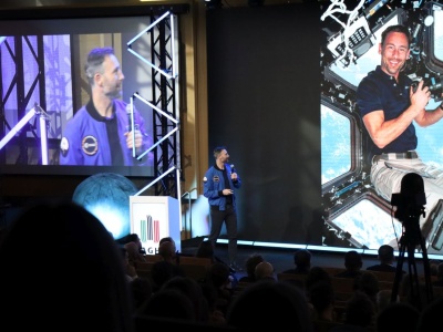 Astronauta Sławosz Uznański-Wiśniewski w Krakowie