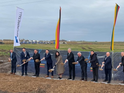 Bejsagoła: Początek budowy zakładu amunicyjnego Rheinmetall Defence Lietuva