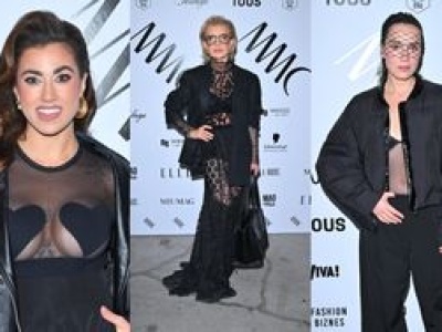 Tłum celebrytów na pokazie MMC: wyzwolona Maja Hyży, mroczna Joanna Racewicz, Olga Bołądź w woalce... (ZDJĘCIA)