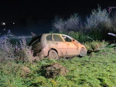 Ktoś zauważył samochód w stawie. Nietypowa akcja strażaków