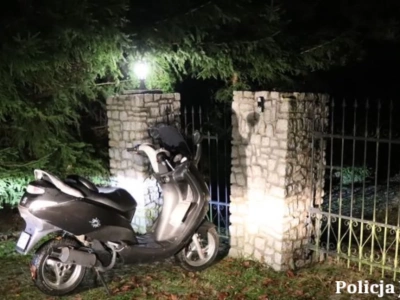 19-latek zatrzymany tuż po kradzieży skutera