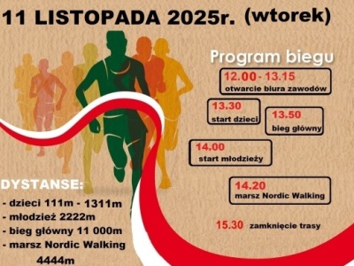 Zbliża się IX Skoczowski Bieg Niepodległości