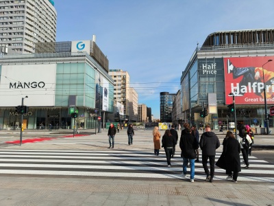 Nowe Centrum Warszawy nabiera kształtu. Ruszyło przejście przez Marszałkowską