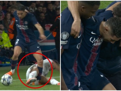 Bandycki faul w hicie Ligi Mistrzów. Gwiazdor PSG usłyszał diagnozę