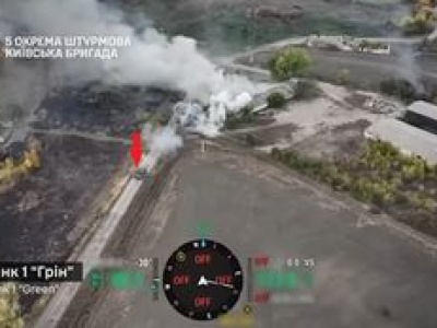 Pancerna szarża Ukraińców koordynowana dronem. Rosjanie byli bez szans