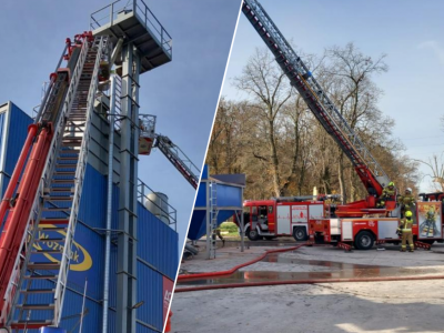 Pożar suszarni. Rolnik stracił 70 ton kukurydzy