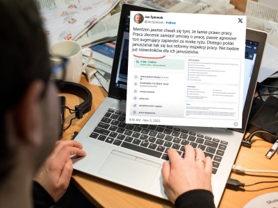 Praca w Kancelarii Mentzena. 