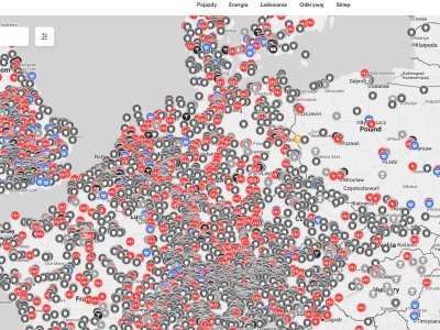 Superchargery Tesli w Polsce otwarte dla wszystkich marek. Ładowanie od 1,30 zł/kWh