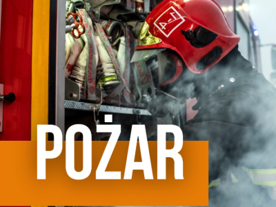 Powiat skierniewicki: w pożarze domu zginął 41-latek