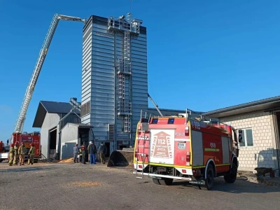 Setki ton kukurydzy zniszczone. Palą się suszarnie na Podlasiu