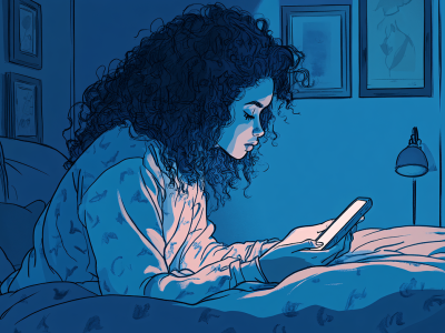 Używanie smartfona przed snem jednak nie takie złe? Nowe badania zaskakują