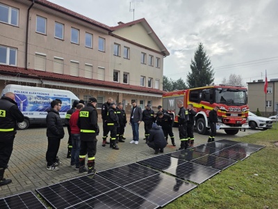 Polska Energia szkoli strażaków z OSP Wieprz w zakresie fotowoltaiki