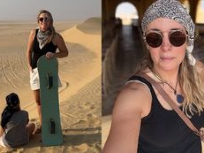 RZADKI WIDOK: Karolina Ferenstein-Kraśko kontynuuje egipskie wojaże z 9-letnią córką (ZDJĘCIA)