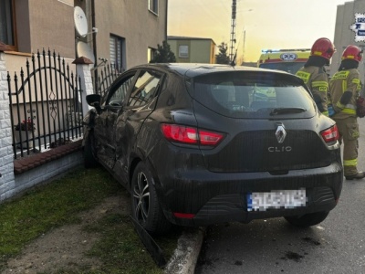 Wypadek w Orzechu. Jedna osoba zabrana do szpitala