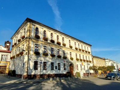 Próbna ewakuacja w Urzędzie Miejskim w Andrychowie