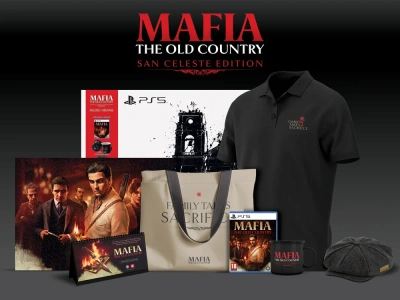 Nowe, piękne wydanie Mafia The Old Country (San Celeste Edition) z m.in grą, kalendarzem, koszulką, kaszkietem