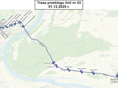 1 grudnia miejskie autobusy dojadą do powiatu toruńskiego