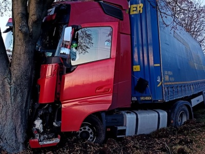 Wypadek w gminie Skulsk. DK25 zablokowana w stronę Konina
