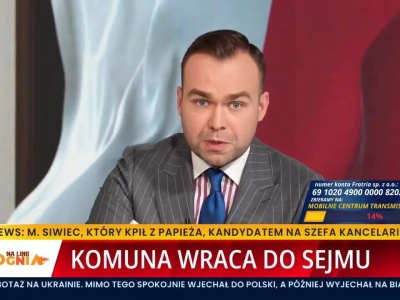 Co tu się wydarzyło? Dziennikarz telewizji wPolsce24 nie wytrzymał