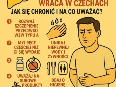 Żółtaczka typu A wraca w Czechach