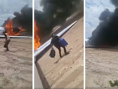 Katastrofa samolotu z ministrem na pokładzie. Media obiegły nagrania z Afryki