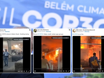 Chwile grozy na konferencji COP30! Wybuchł wielki pożar