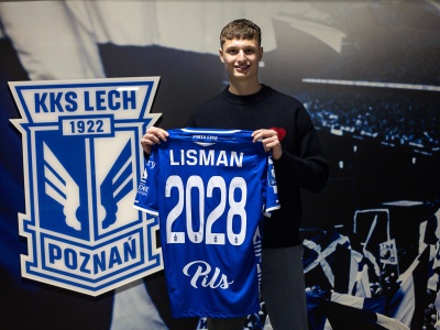 #Lisman2028 Piłkarz Lecha Poznań, Kornel Lisman podpisał z klubem nową umowę.