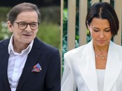 Anna Popek składa kondolencje Babiarzowi. 