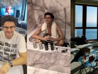 Kuba Wojewódzki zapozował w WANNIE godnej krezusa. 