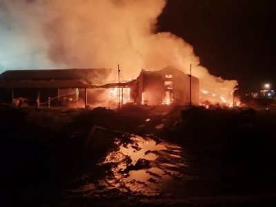 Pożar zabrał rolnikom wszystko w jedną noc. Walczą, by odbudować gospodarstwo