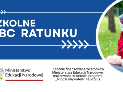 SZKOLNE ABC RATUNKU. Młodzi uczą młodszych, jak ratować życie 