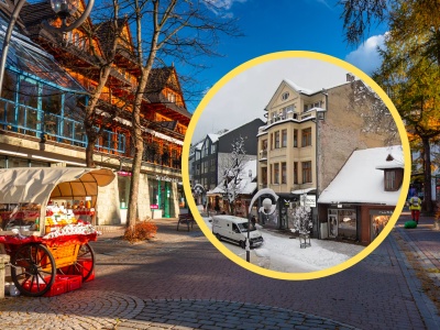 Kamera zarejestrowała, co się dzieje na Krupówkach. Tak wygląda Zakopane. 