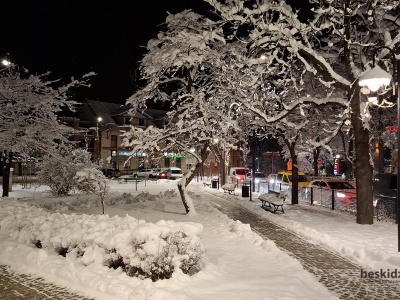 Powiat suski: Rynki miast w zimowej scenerii – WIDEO | ZDJĘCIA