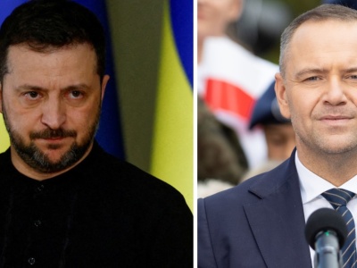 Zełenski i Nawrocki o 