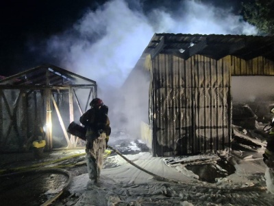 POWIAT NOWOTOMYSKI: Wieczorny pożar garażu