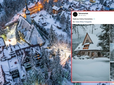 Bajkowe krajobrazy w Tatrach. Spadło już około 30 cm śniegu