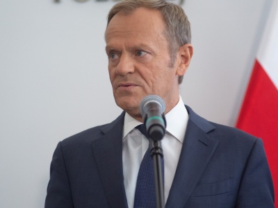 Donald Tusk rozmawia z Wołodymyrem Zełenskim. 