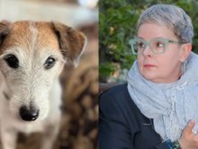 Karolina Korwin Piotrowska żegna ukochanego psa. 