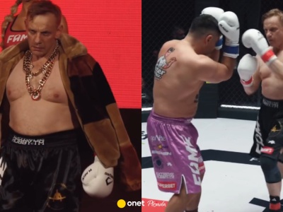 Bartosz Żukowski przegrał walkę w Fame MMA. 