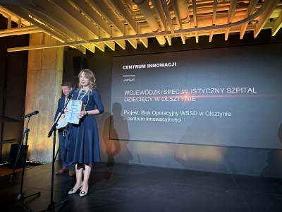 Kolejna ogólnopolska nagroda dla Szpitala Dziecięcego w Olsztynie