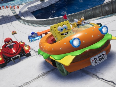 SpongeBob Kanciastoporty pojawił się w Sonic Racing: Crossworlds