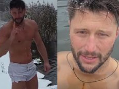 Piotr Mróz CELEBRUJE nadejście zimy. Przywitał ją 