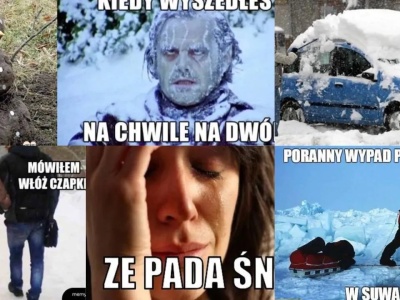 Polska zima - chyba wszyscy znamy te obrazki... MEMY na otarcie łez