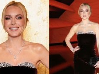 Lindsay Lohan i jej wygładzone lico brylują na gali The Fashion Trust Arabia w Dosze. Poznajecie ją jeszcze? (ZDJĘCIA)