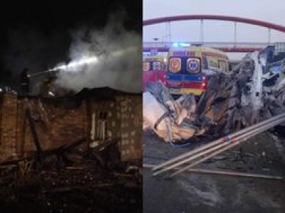 Atak dronów na Charków. Tragiczny wypadek na S8