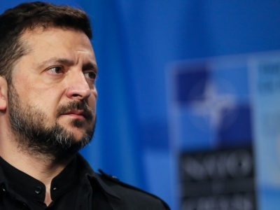 Zełenski przemawia po propozycji USA. 